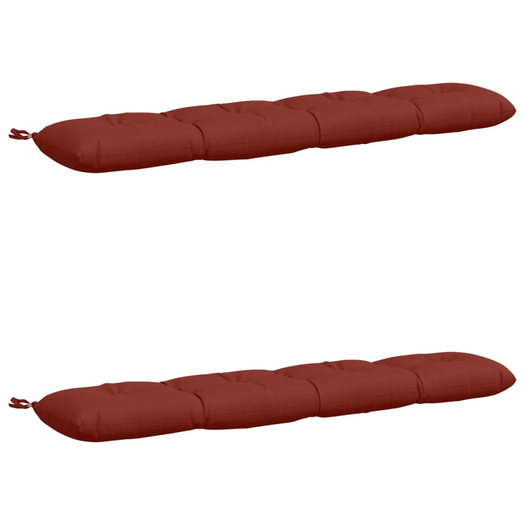 Cuscini per Panchina VIANEN 2 pz 100% Poliestere Rosso 952863