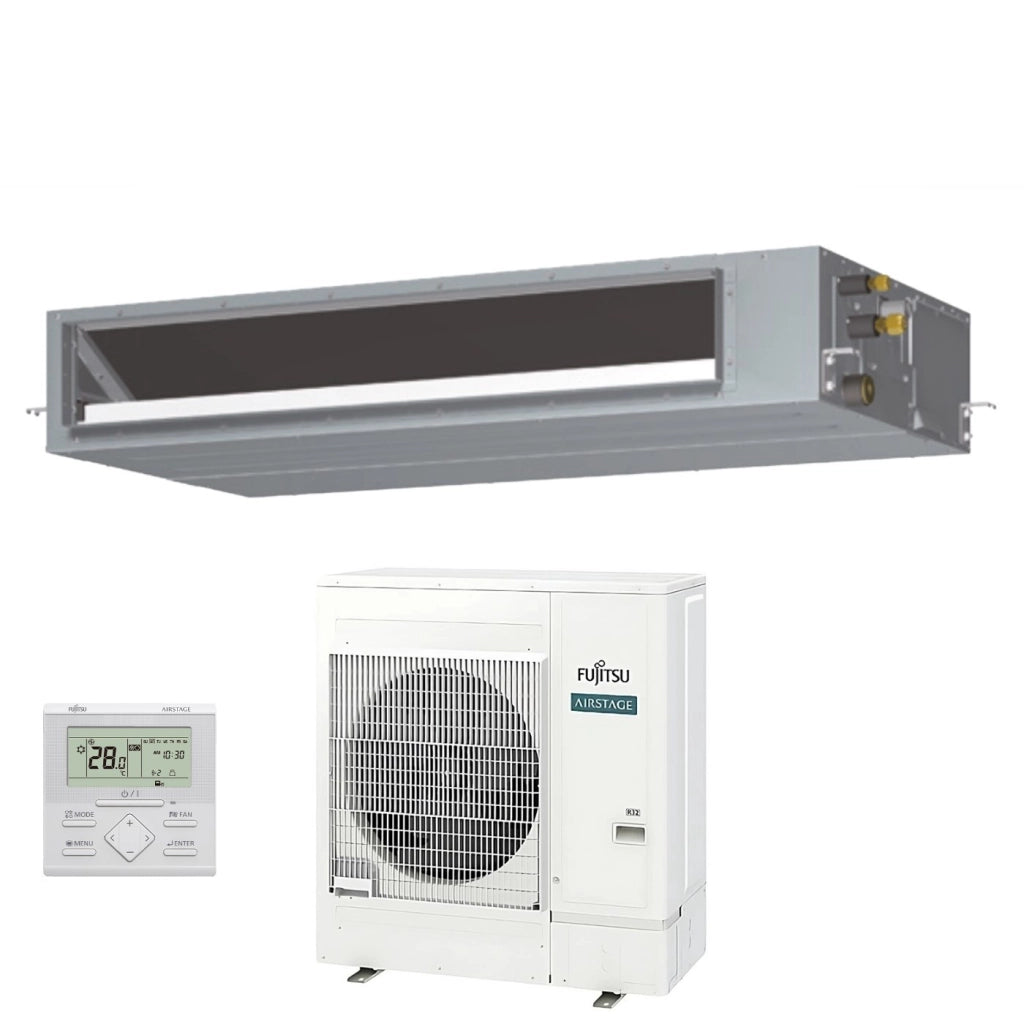 Condizionatore Canalizzato Fujitsu KMTAP Eco 45000 Btu ARXH45KMTAP R-32 Wi-Fi Optional con Filocomando