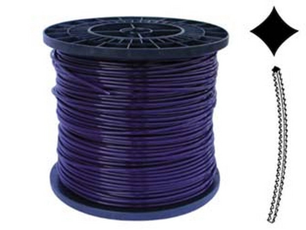 1pz filo nylon "platino" seghettato viola decespugliatore  mm3,3 bobina mt200 cod:ferx.fer293280
