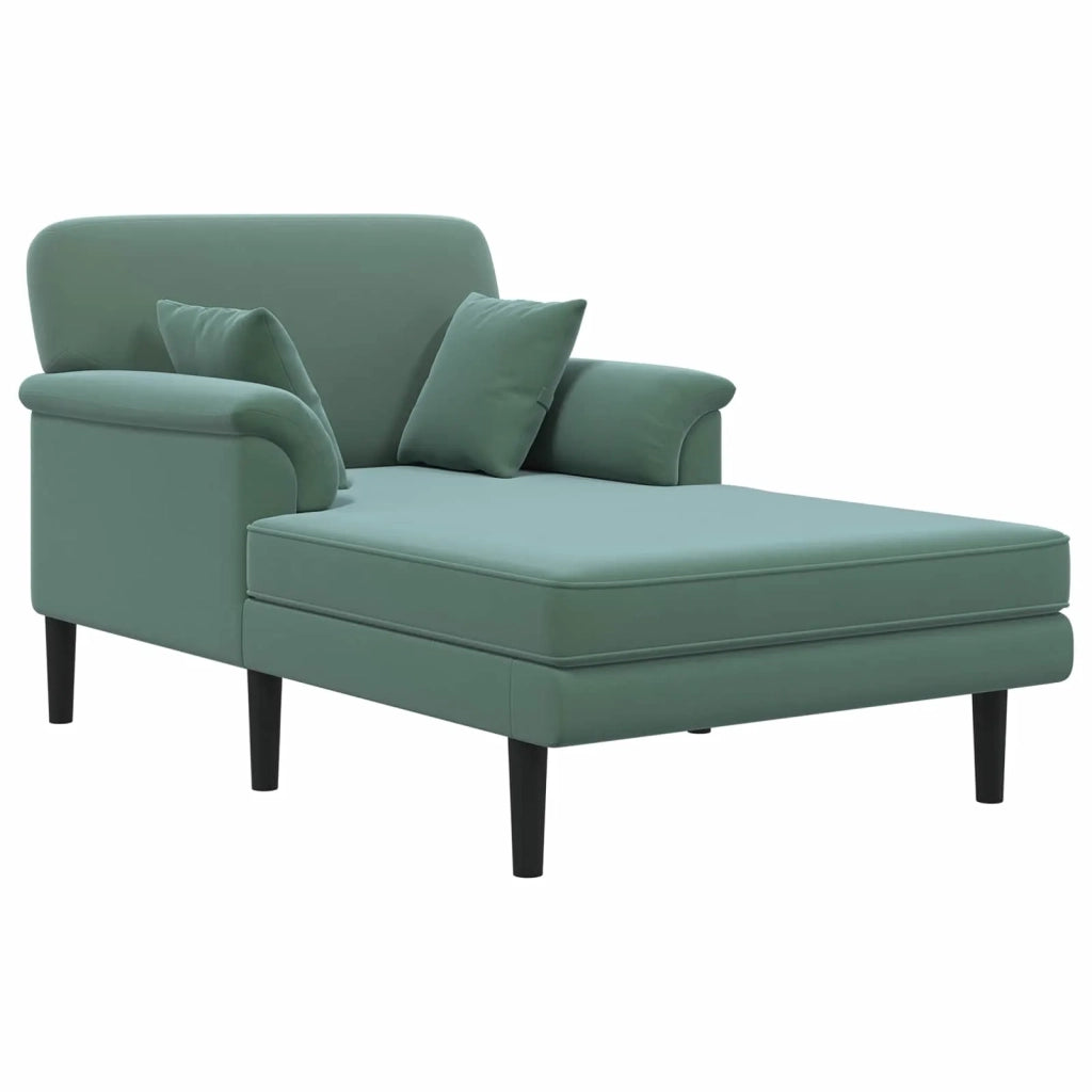 Chaise longue Verde Mare Velluto 42048051