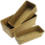 Mandi in vimini - rustici e eleganti - set da 3 - canna di mare