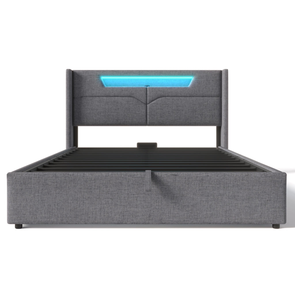 Letto matrimoniale 140x200 con illuminazione LED
