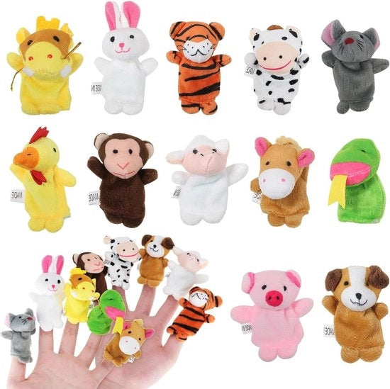 Poppe per bambini - Plush d'animale - Mini-plush animali - Gioco di ruolo - Regalo educativo - Festa di compleanno bambino - Asilo nido bambini