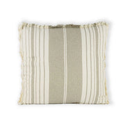 Cuscino moderno ecrù con linee beige Line
