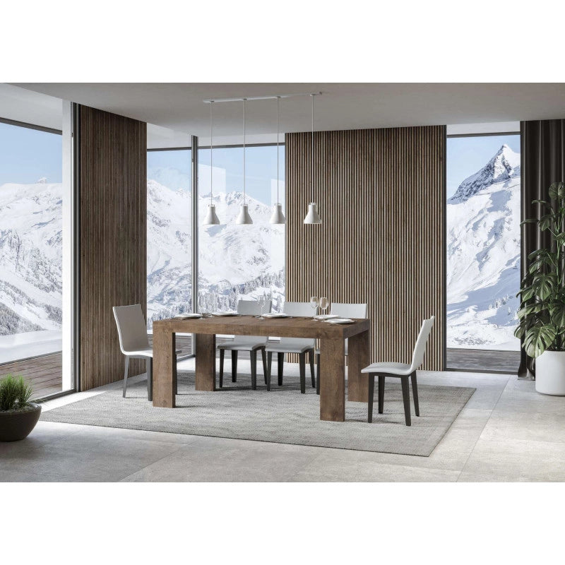 Tavolo allungabile 200/304x90 cm Roxell - Noce