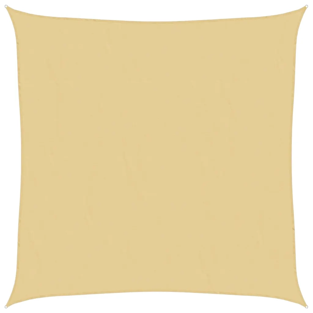 Vela Parasole Sabbia 3,6x3,6 m 100% Poliestere Oxford 4000411