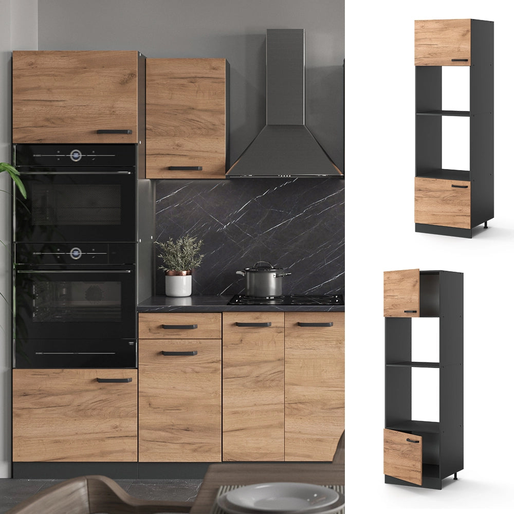 Vicco Set mobili bagno Quercia dorata 60 cm