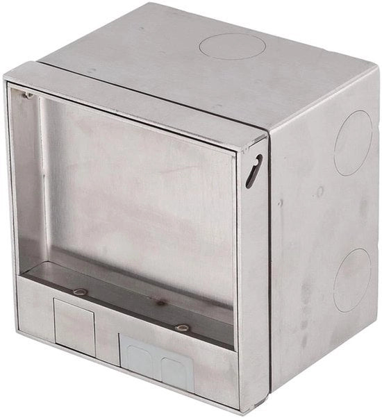 Contatto di corrente con ingresso USB - Contatto di corrente nascosto - Scatola elettrica - Scatola di copertura bianca - Adatto per soggiorno - Design compatto