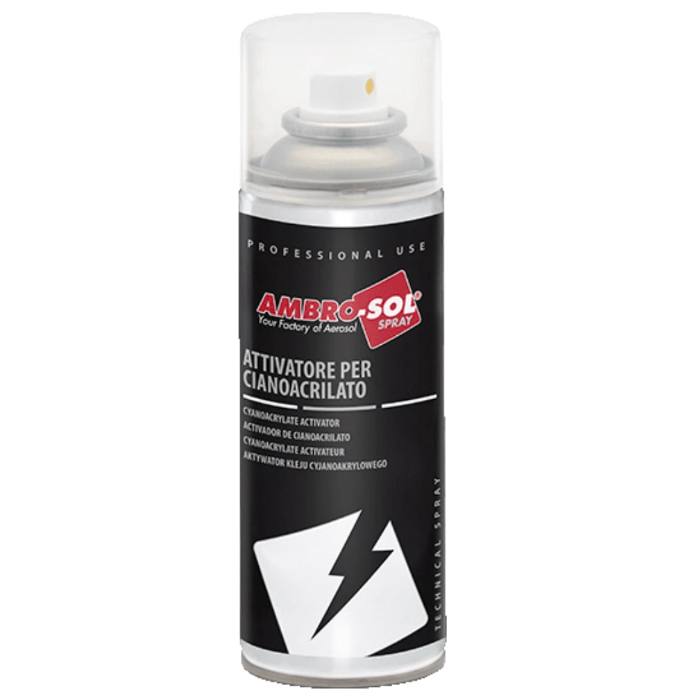 Kit incollaggio istantaneo colla 5 g con attivatore spray 200 ml e guanti
