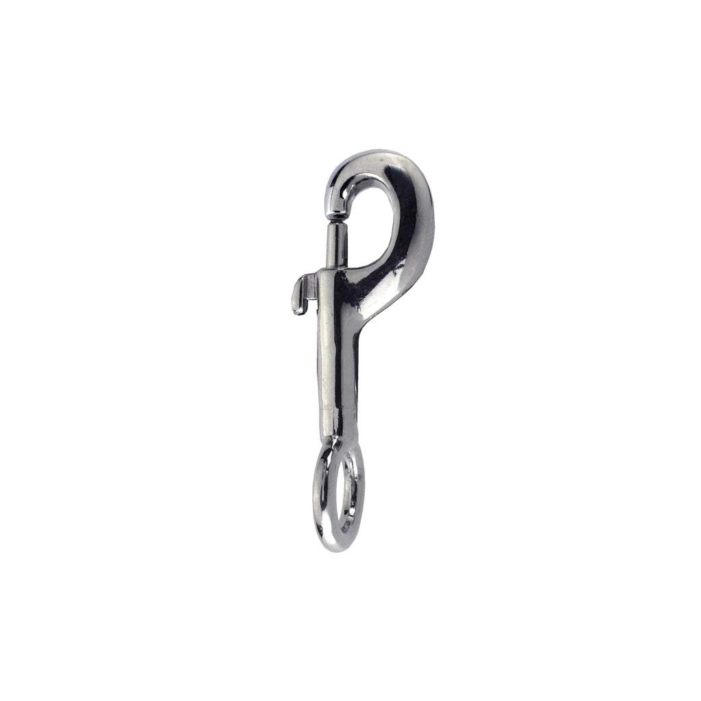 Moschettone con anello fisso 86 mm.