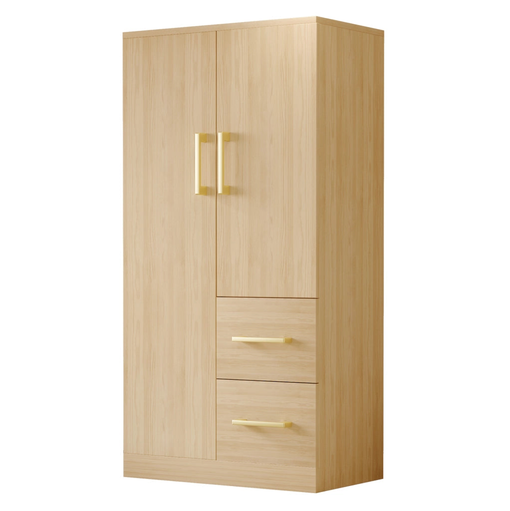 Armadio 2 ante con 2 cassetti 70x40x135 cm