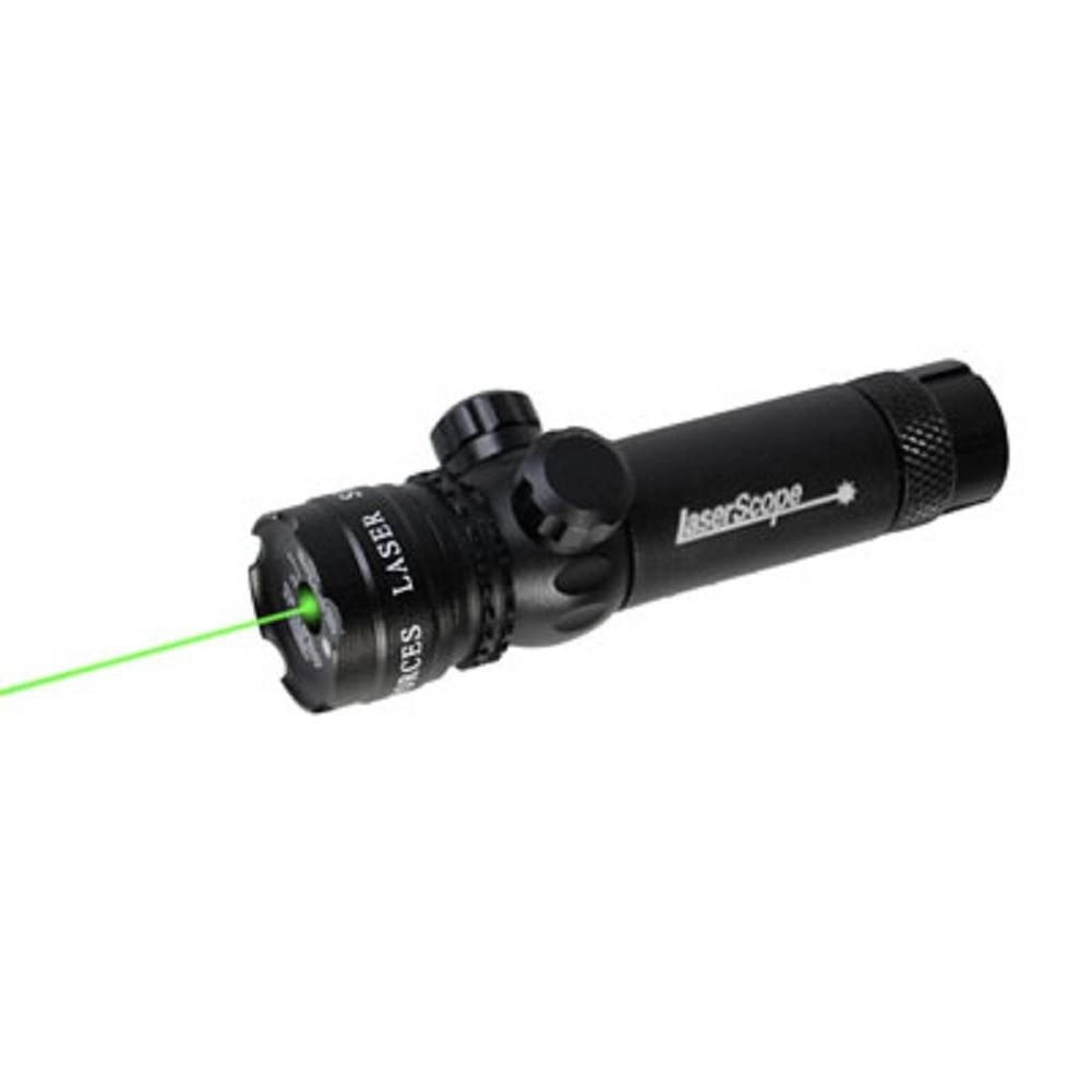 Trade Shop - Puntatore Di Precisione Con Laser Verde 5mv Mirino Per Cannocchiale Fucile 300m -