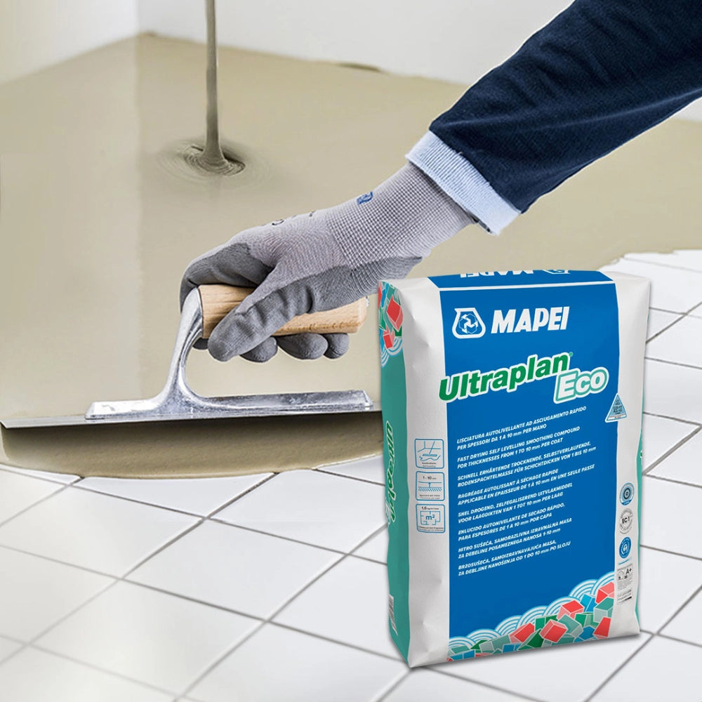 Lisciatura autolivellante per interni mapei ultraplan eco 23 kg