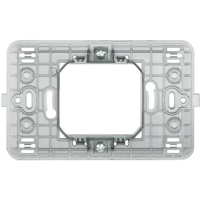 Supporto 2 moduli scatola tonda o 502E