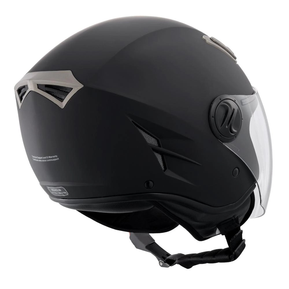 Casco Moto 3/4 Faccia Motocross ABS Alta Densità Slot Bluetooth Lenti Intercambiabili Giovani Adulti Taglia L