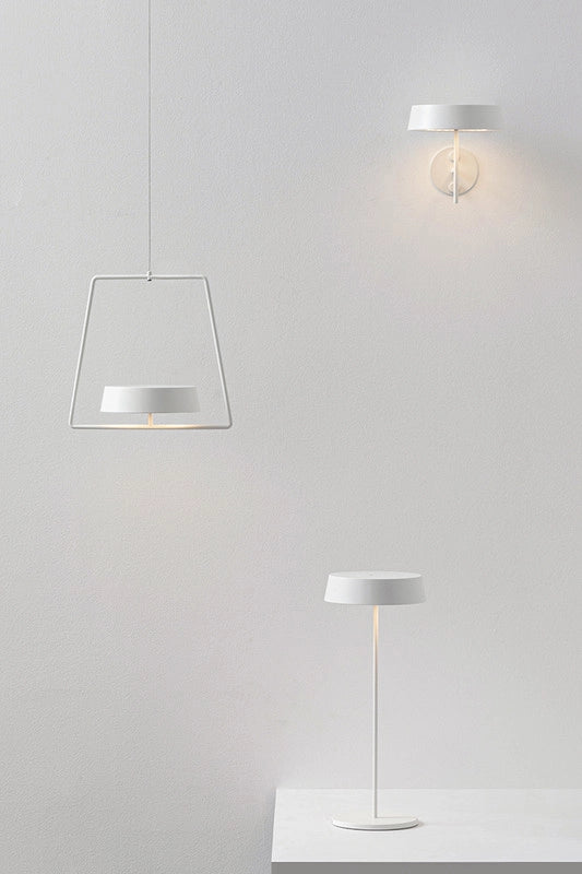 Inemuri Lampada da Tavolo Portatile Blu LED 2,2W 2700K IP54, Ricaricabile USB, Dimmer Touch Integrato - Rossini Illuminazione