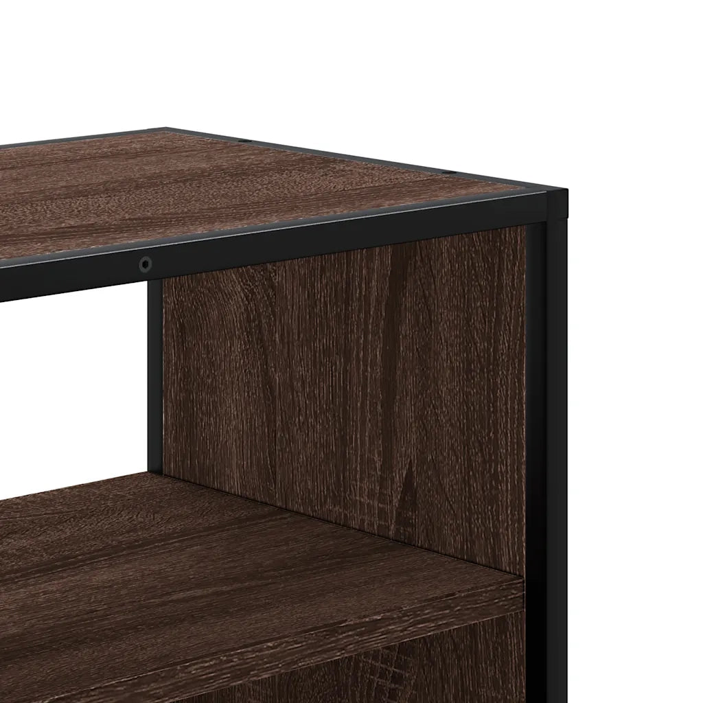 Mobile TV | Armadietto TV | Mobile Porta TV Rovere Marrone 100x31x39,5 cm in Truciolato e Metallo