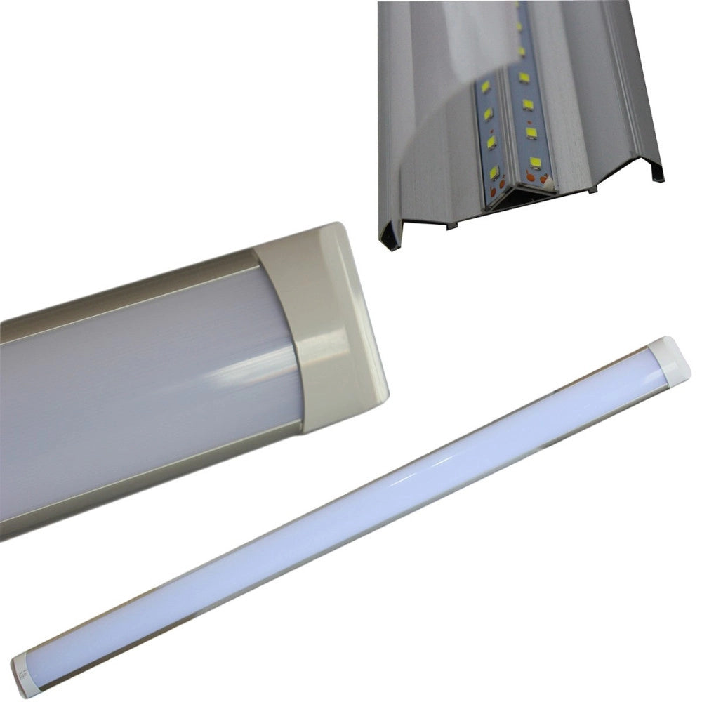 Trade Shop - Plafoniera Applique A Led Slim Smd Soffitto Lampada Profilo Spessore 27mm Luce -