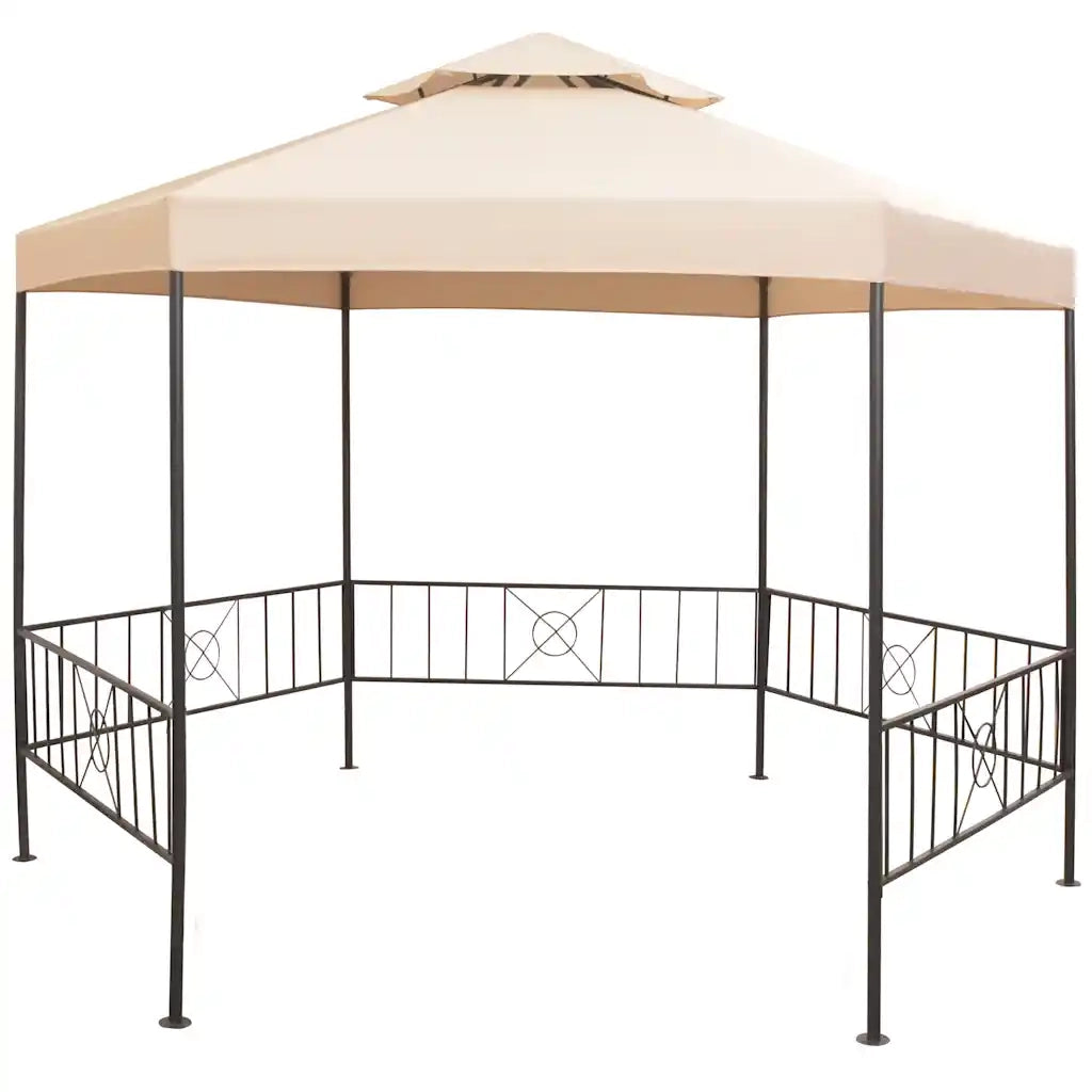 Gazebo Padiglione Tenda da Giardino 323x265 cm 43165