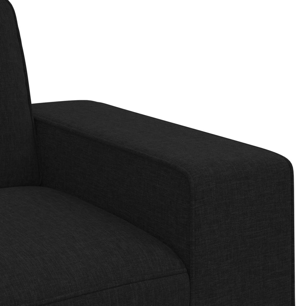 Set di divani 2 pcs Nero 162 x 80 x 82 cm Tessuto 3407502