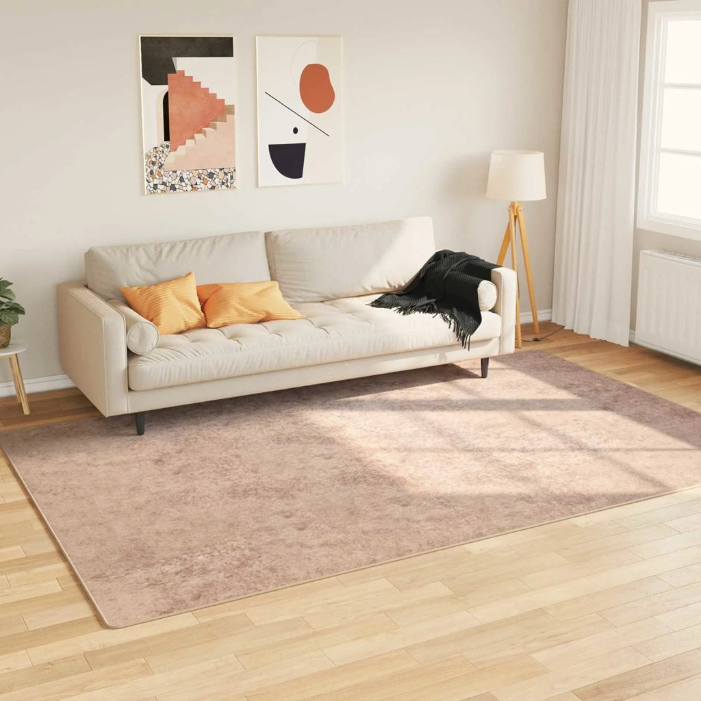 Runner Tappeto MARSA Sabbia 150 x 230 cm Poliestere e PVC 42023127