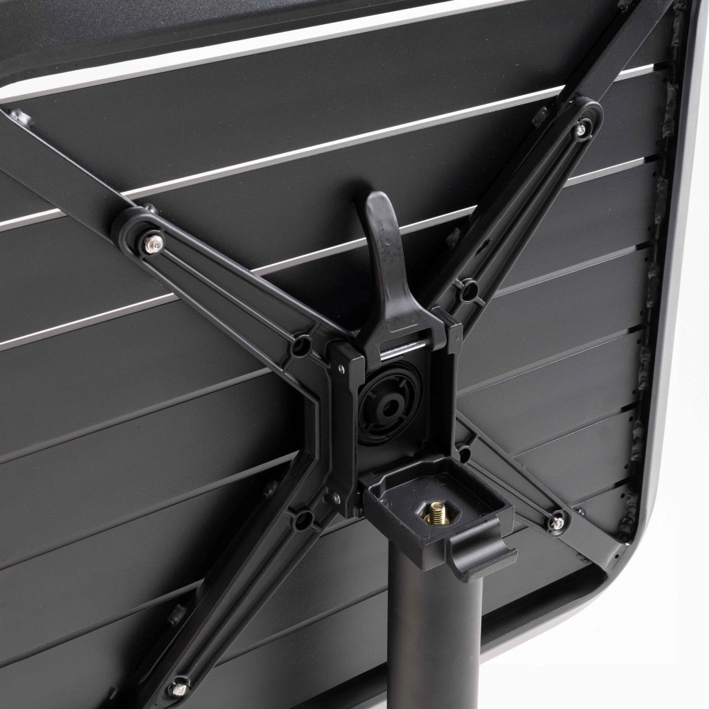 Oviala - Tavolo reclinabile 70 x 70 cm e 2 sedie nero