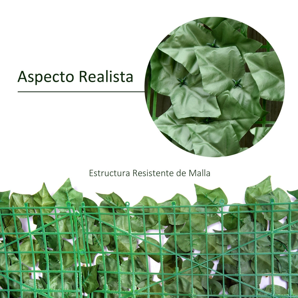 Siepe Artificiale Edera per Giardino ¨C Xylo ¨C Rotolo 3x1m Verde Esterno Balcone