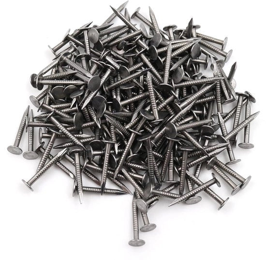 ONF3 - Spilloni per cavi - Spilloni di fissaggio - Spilloni a testa rotonda - 20 x 2,0 mm - Lavorazione del legno - 180 pezzi - Ideali per rivestimenti