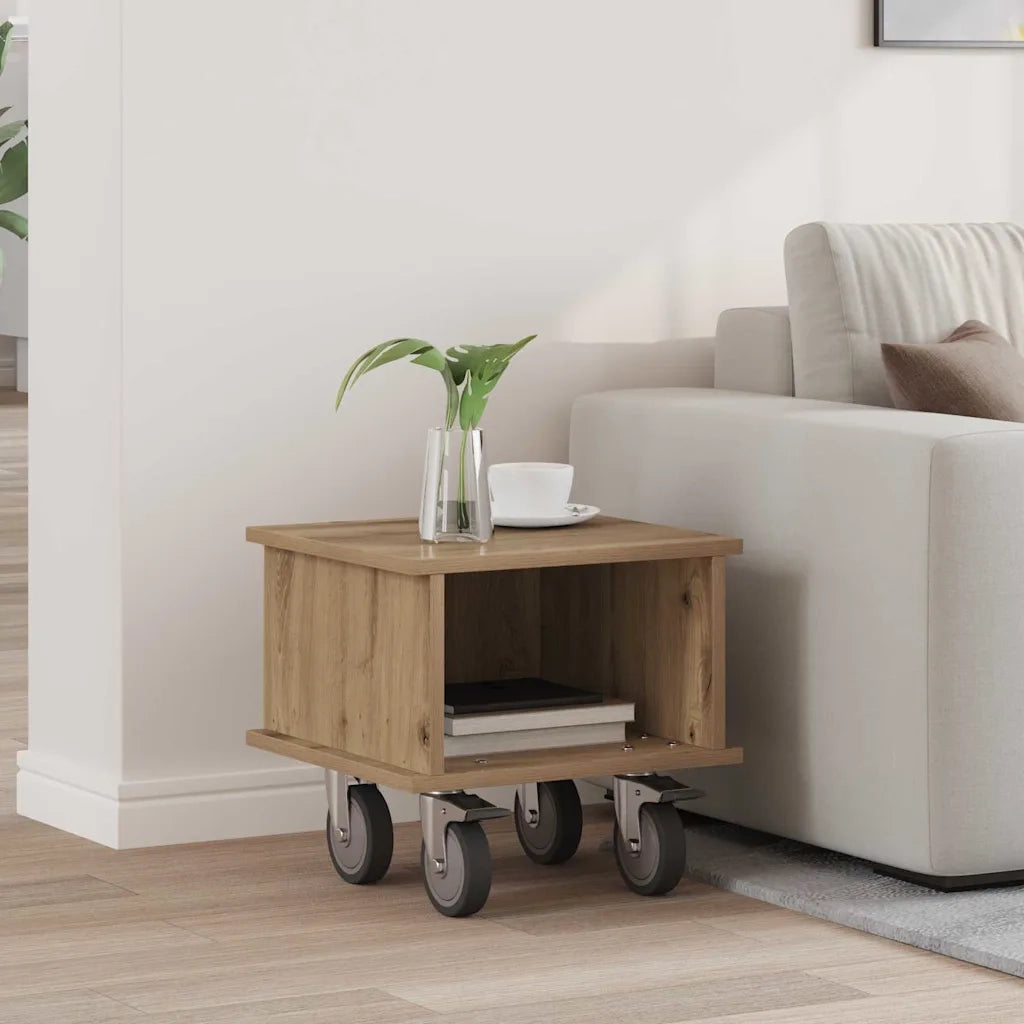 Supporto TV-Credenza per TV-Mobile TV Rovere artigianale 37 x 35 x 35 cm