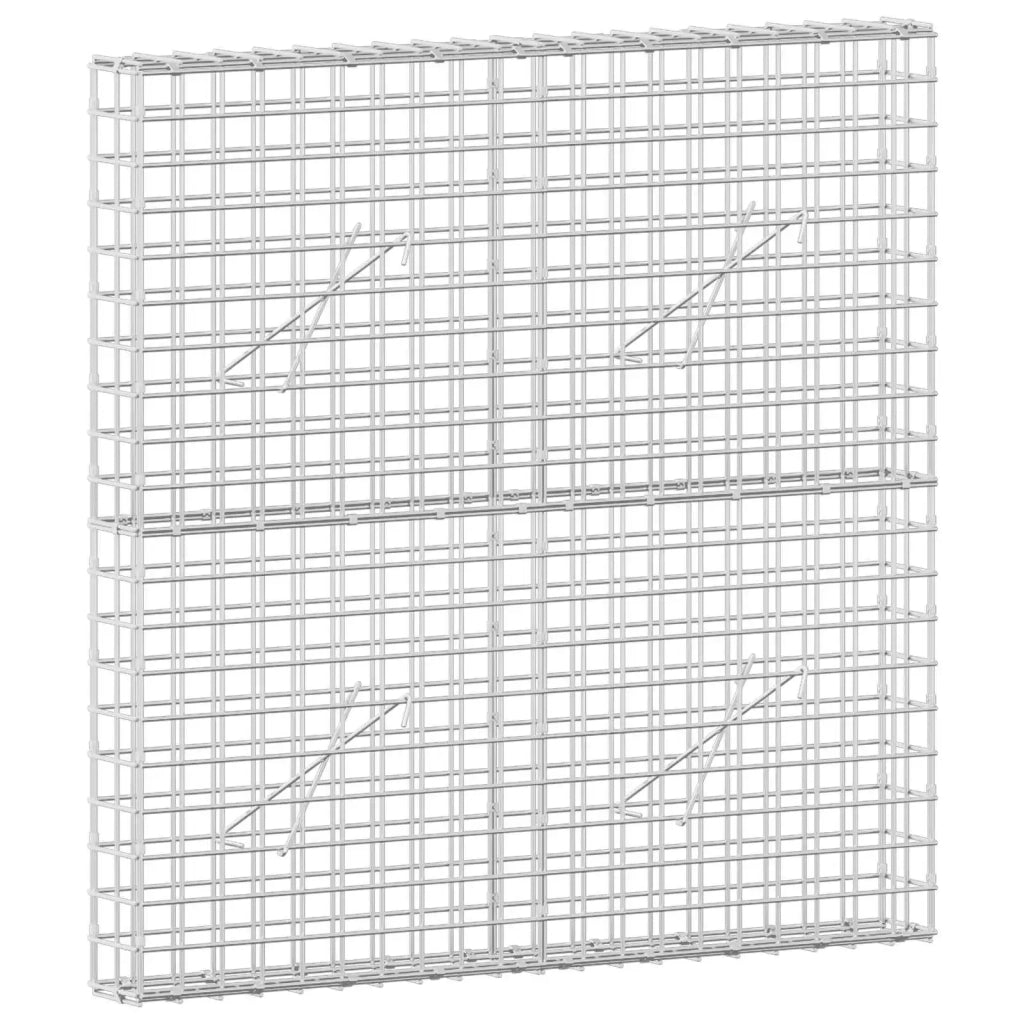 Gabion con Filo da 3,5 mm e Maglia da 5x5 cm 100x10x100 cm 3462044