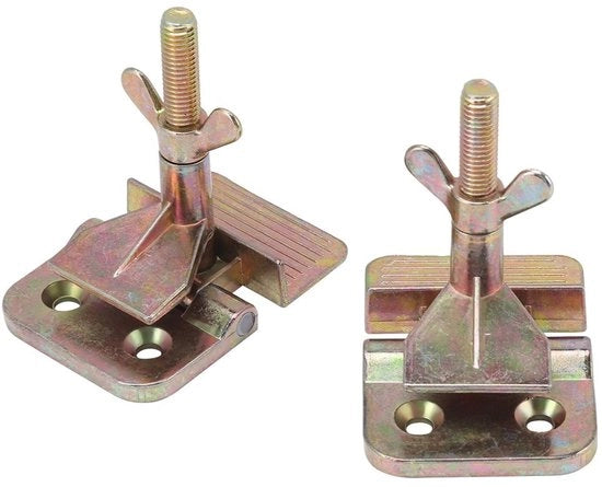 Accessori per Hobby - Kit di 2 Stuks - Strumentazione Essenziale per Hobby - Ideale per Stampa a Seta - Klem Metallica - Strumenti per la Stampa - Vincolo Metallico per Grande Foratura - Klem di Stampa