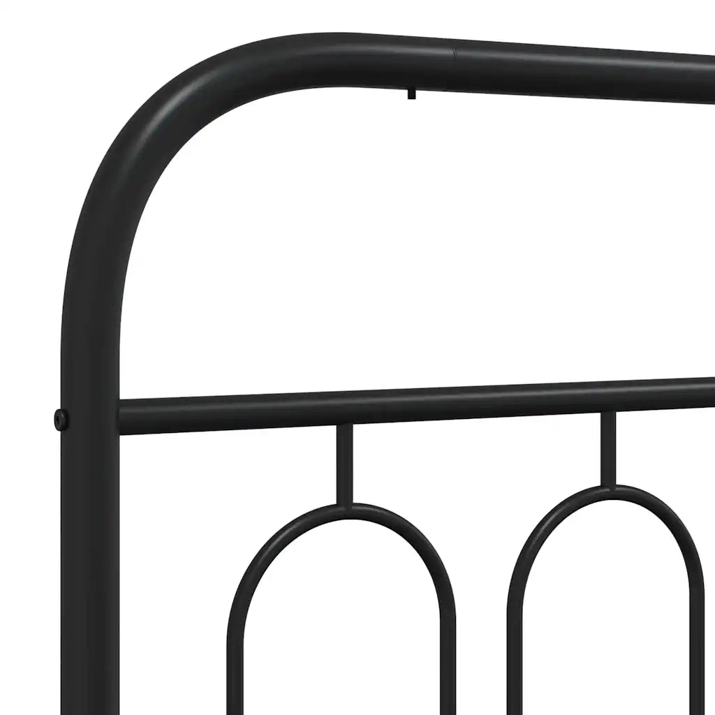 Testiera di Ricambio in Metallo Nero 193 cm 377154