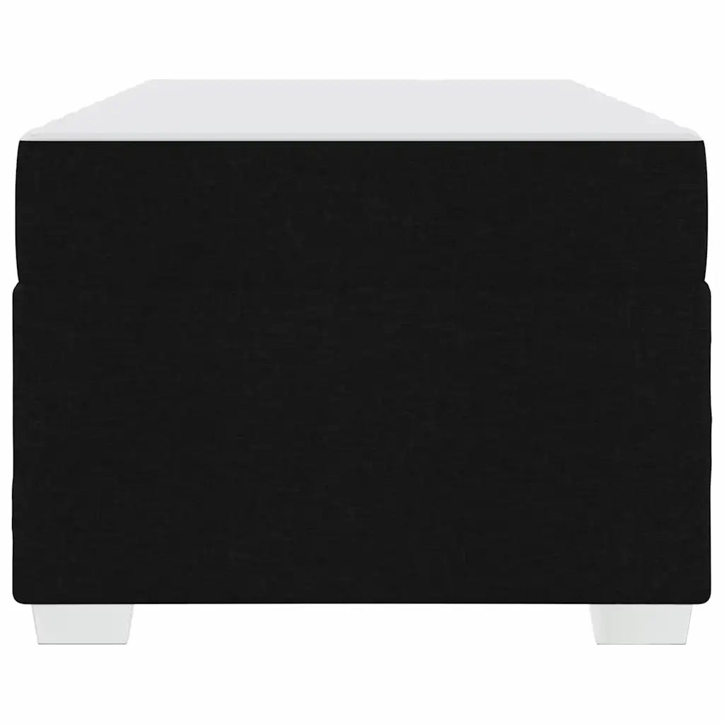 Struttura del letto con materasso Nero 80 x 200 cm Tessuto 3399147