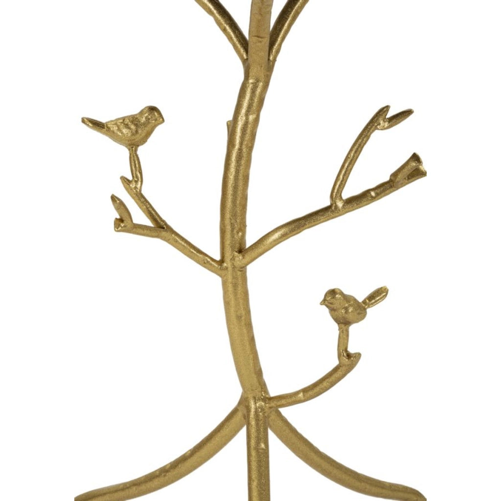 Tavolino VKH801, Oro, Metallo, 38x38x60 cm
