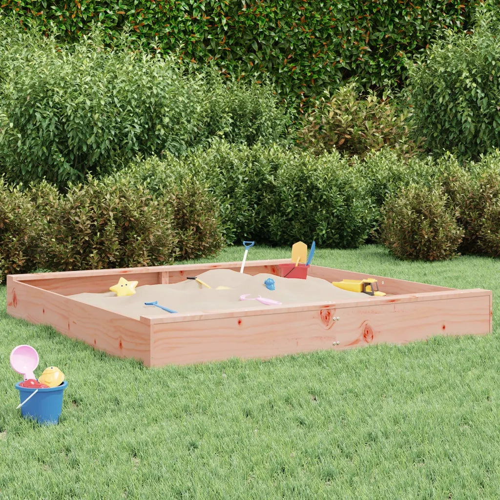 Sabbiera con Sedute Quadrata in Legno Massello di Douglas CFW7550400