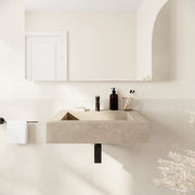 Lavabo sospeso in hpl 60cm effetto cemento | Baikal