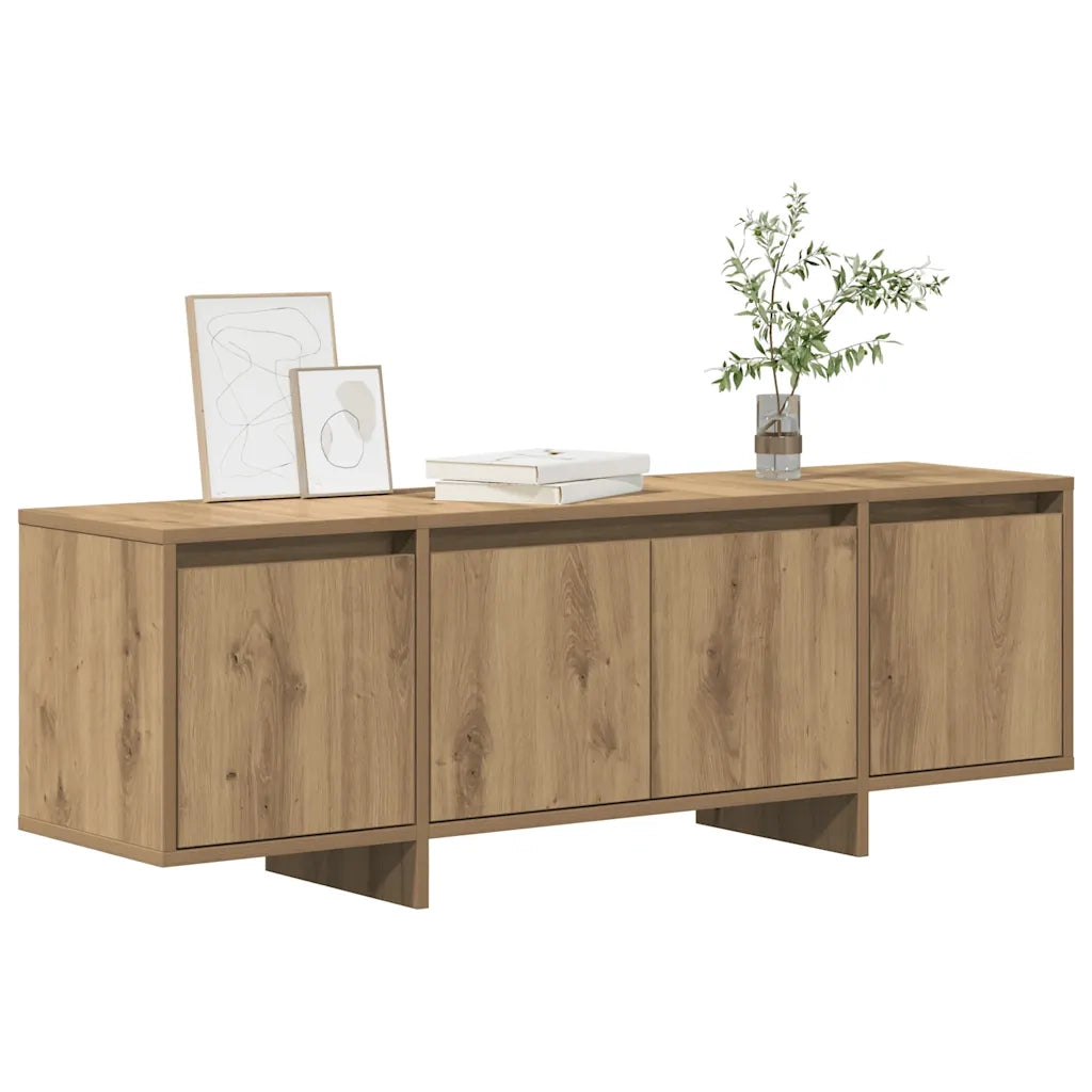 Mobile TV | Armadietto TV | Mobile Porta TV Rovere Artigianale 120x30x40,5 cm Multistrato