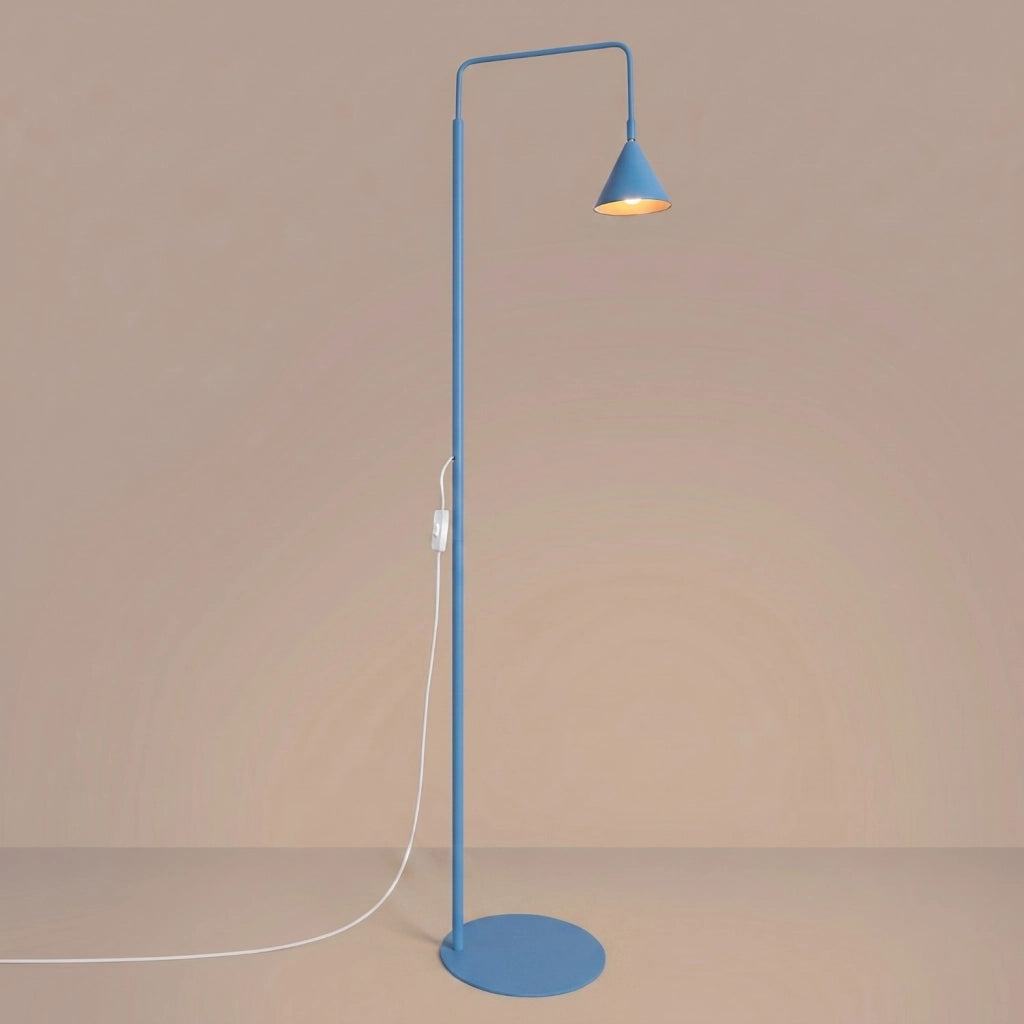 Lampada da terra NOX azzurro