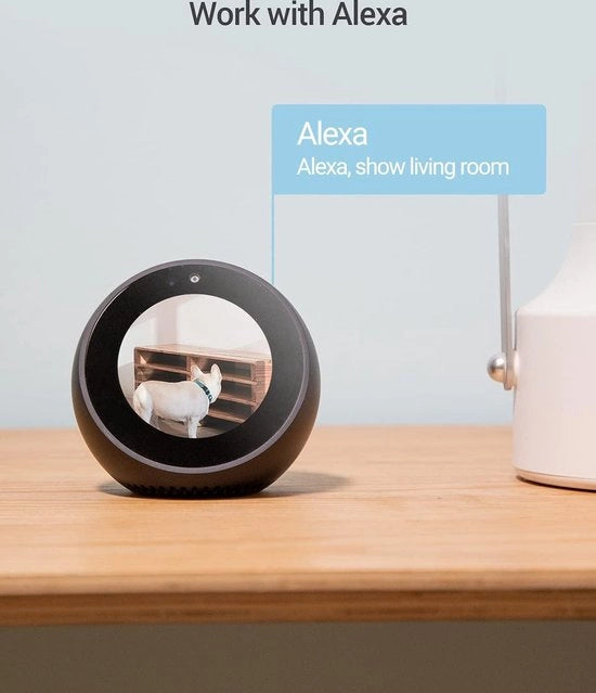 C6 2,4/5GHz Indoor WiFi 360° Camera di Sorveglianza con Zoom Automatico e Tracciamento - Rilevamento Uomo e Animale - Attivazione Movimento - Comando per la Mano - H.265 - Conversazioni a Due Vie