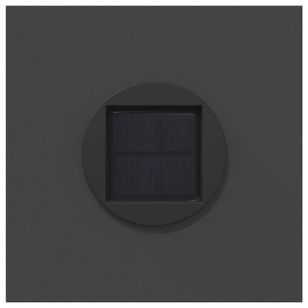 Faro LED solare per sentieri 2 pz Nero CFW2750524