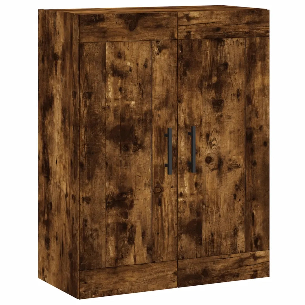 Credenza-Buffet-Armadio da cucina Rovere Fumo  69,5x34x180 cm in Legno Multistrato 591367
