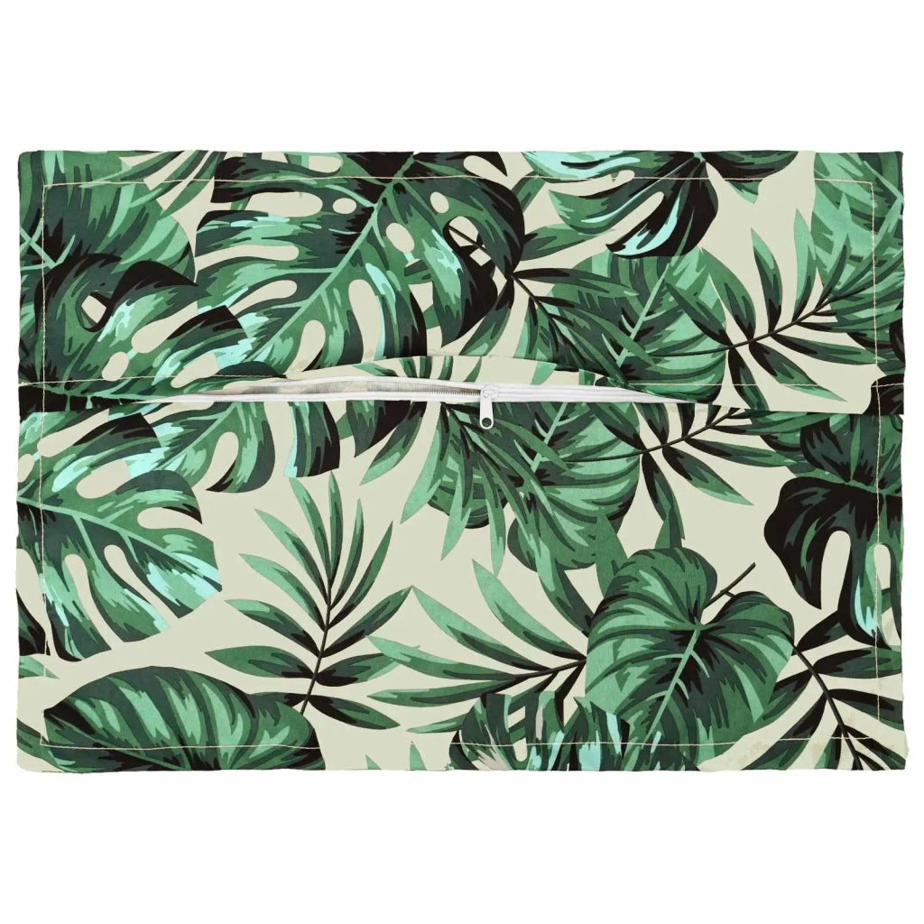 Cuscino Foglia HOUTEN 2 pz Motivo a Foglie Poliestere 935577