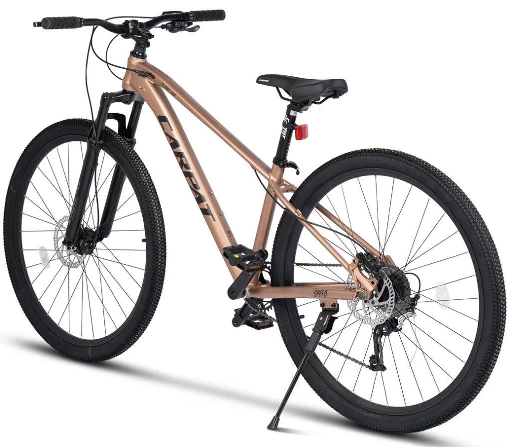 Bici MTB Hardtail 29", telaio alluminio, forcella 80mm, freni a disco idraulici, cambio Shimano Altus 1x9, gomme all-terrain, uomo 175-190 cm