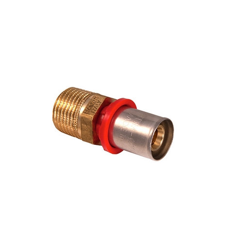 RACCORDO DIRITTO MASCHIO A PRESSARE PER MULTISTRATO- 11/2 x 50- TDMB- pezzi 1