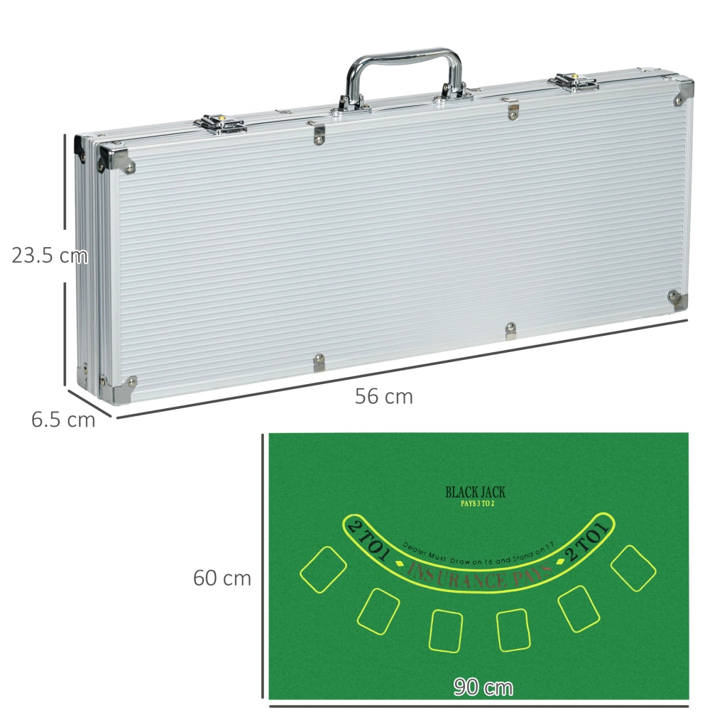 Set da Poker ¨C Minimal ¨C Alluminio e Poliestere