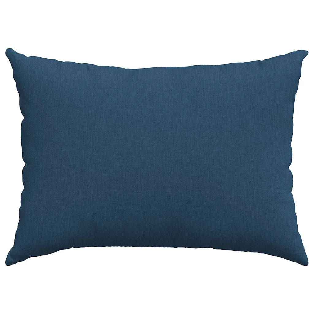 Cuscini da Divano 2 pz | Cuscini per sedie Blu 70 x 50 cm Tessuto