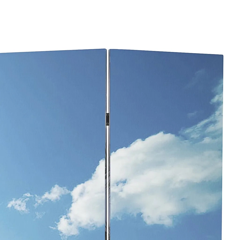Divisorio Ambienti | Divider per stanze | Paravento Pieghevole 120x170cm con Stampa Spiaggia