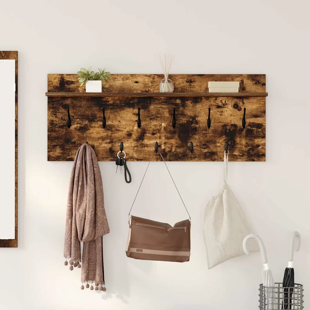 Appendiabiti a muro Rovere fum¨¦ 100 x 40 x 12 cm CFW5897403
