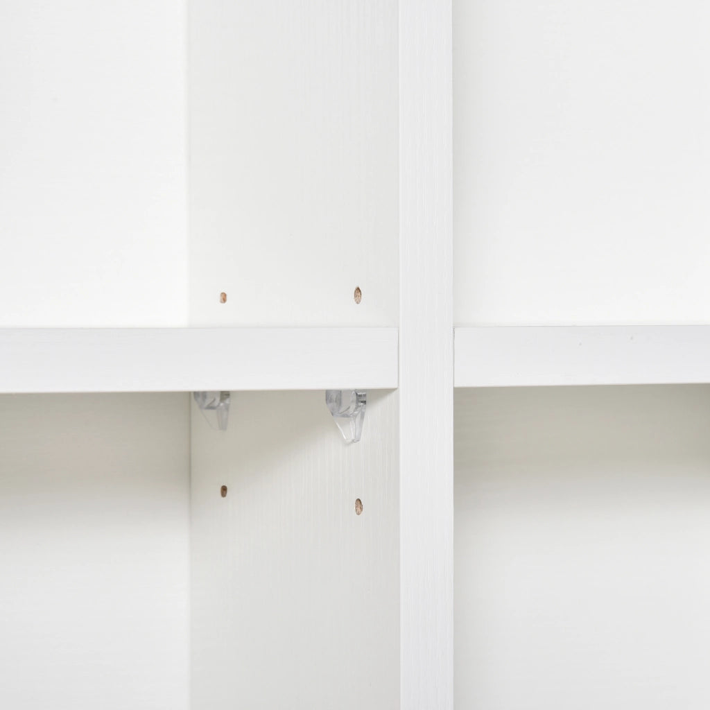 Libreria in legno con ripiani regolabili ¨C Minimal ¨C 89x130,5 cm, bianco
