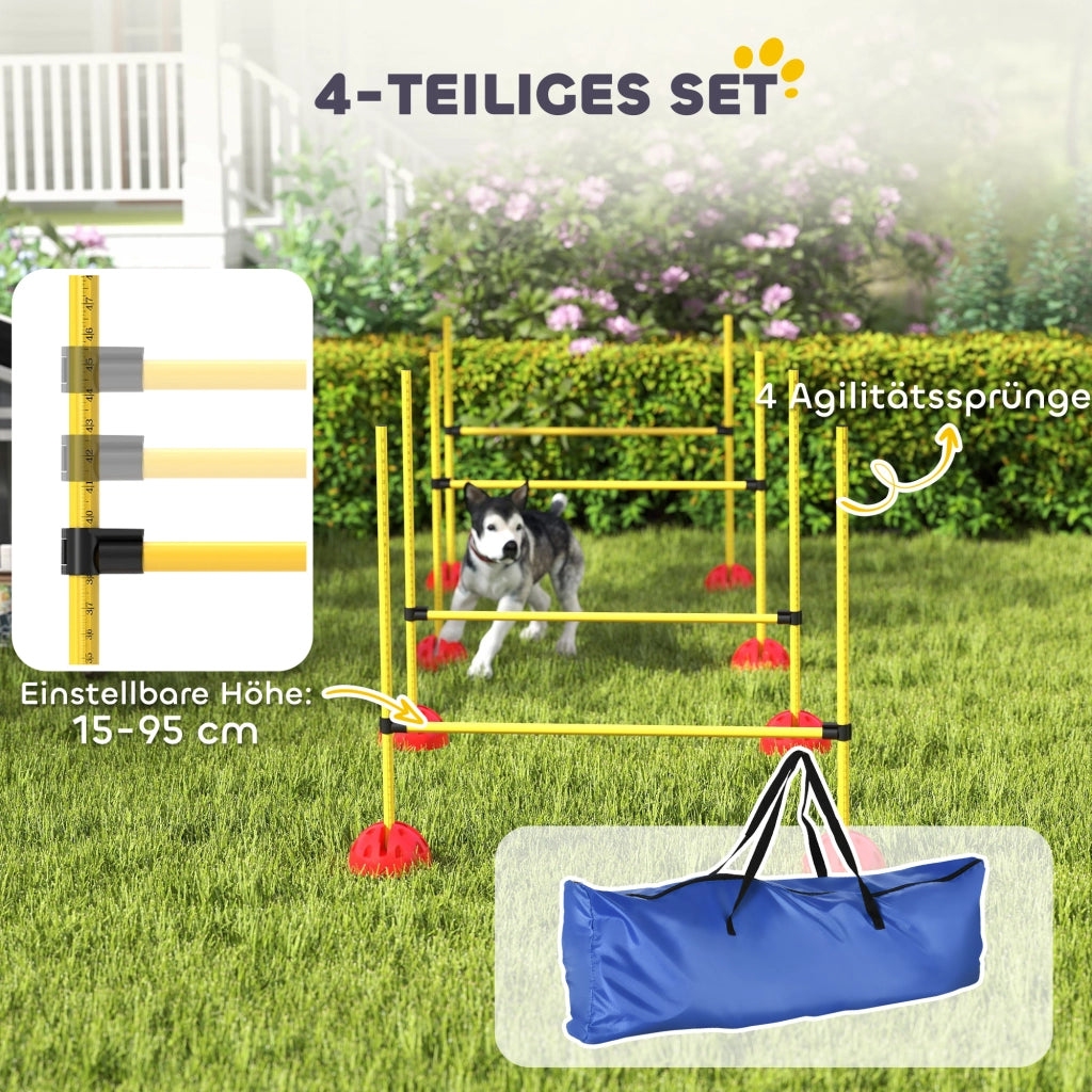 Set per Agility per Cani ¨C Minimal ¨C Giallo